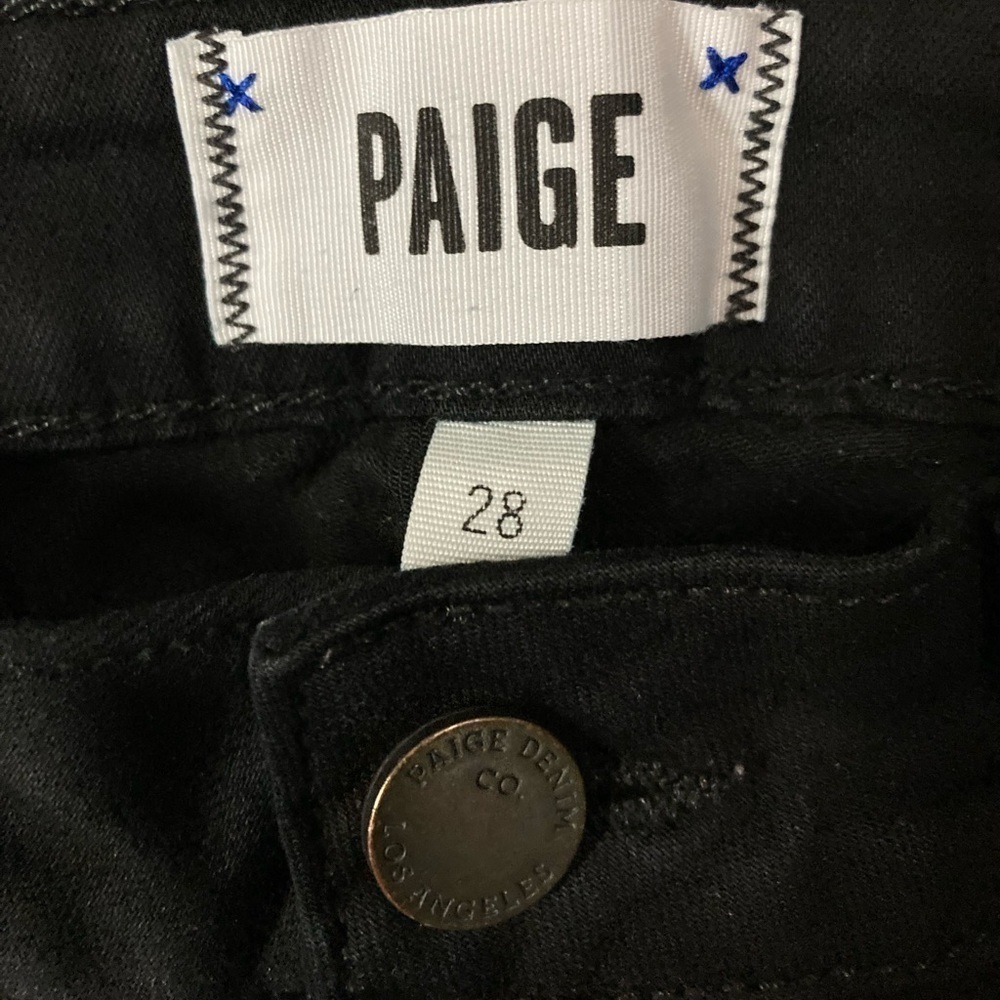 Paige Verdugo‎ Ultra Skinny Women’s Black Jeans Size 28 - Picture 3 of 6